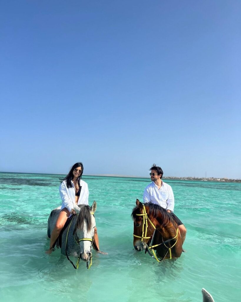 Hurghada, Couple, Romantic, Horse ridding